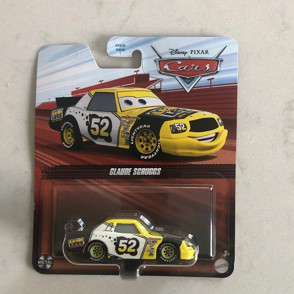 Mattel Disney Pixar Cars Claude Scruggs Toy Car - Yellow and Black